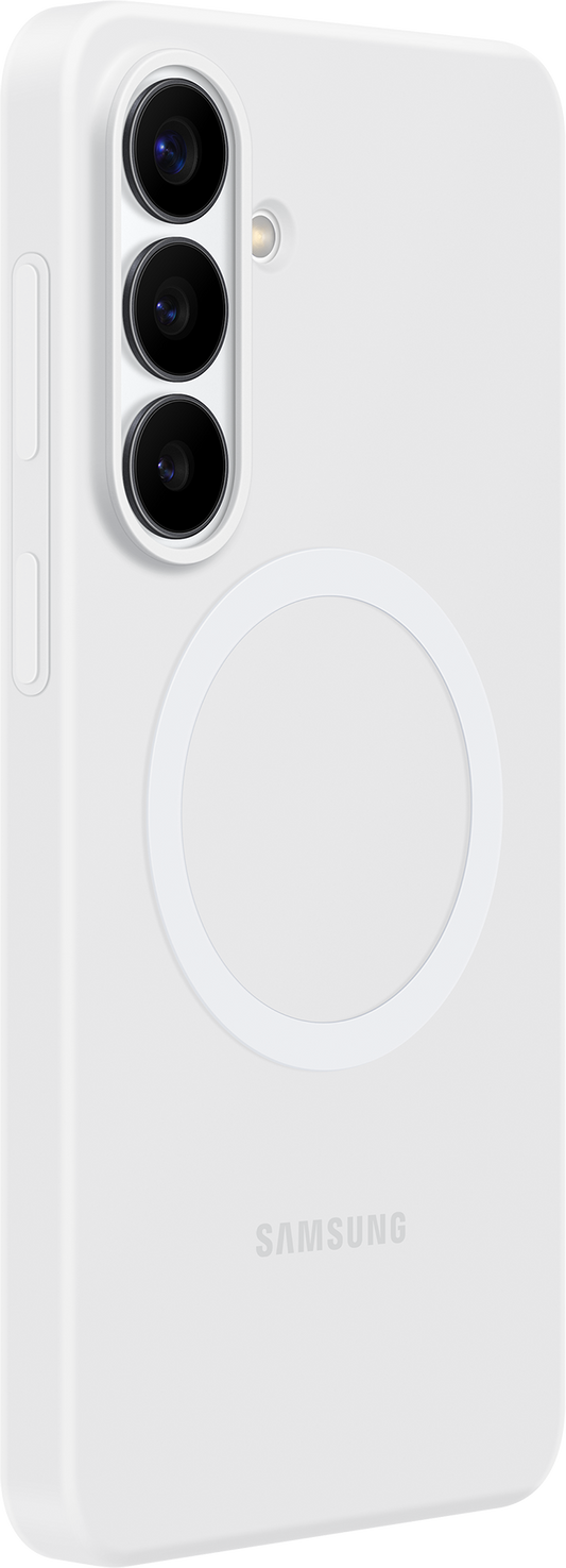 Hülle für Samsung Galaxy S26 Plus S947, Silicone Magnet Case, Weiß EF-ES947CWEGWW