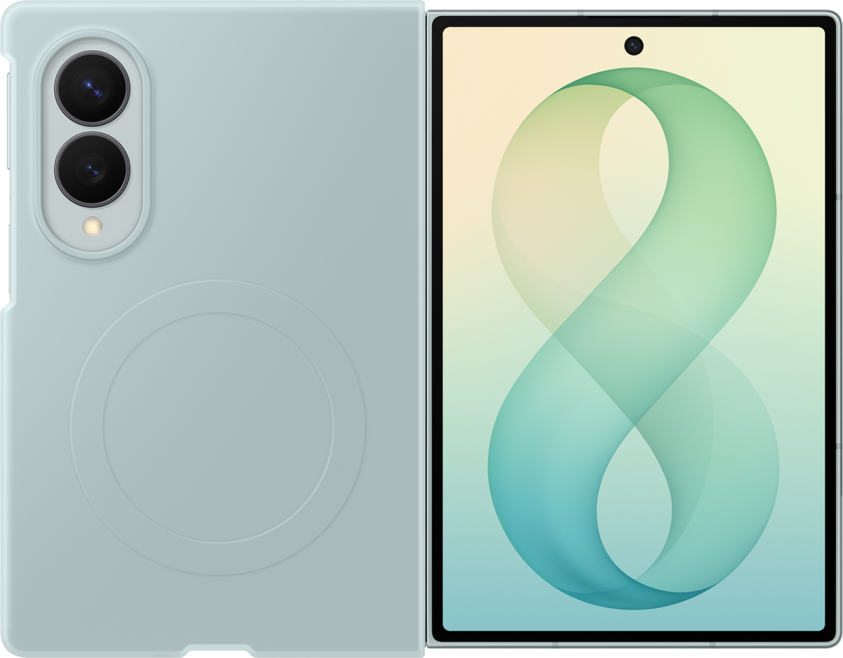 Hülle für Samsung Galaxy Z Fold8 F971, Silicone Magnet Case, Grün EF-EF971CGEGWW