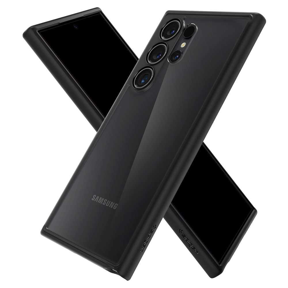 Case for Samsung Galaxy S24 Ultra S928, Spigen, Ultra Hybrid, Matte Black ACS07295