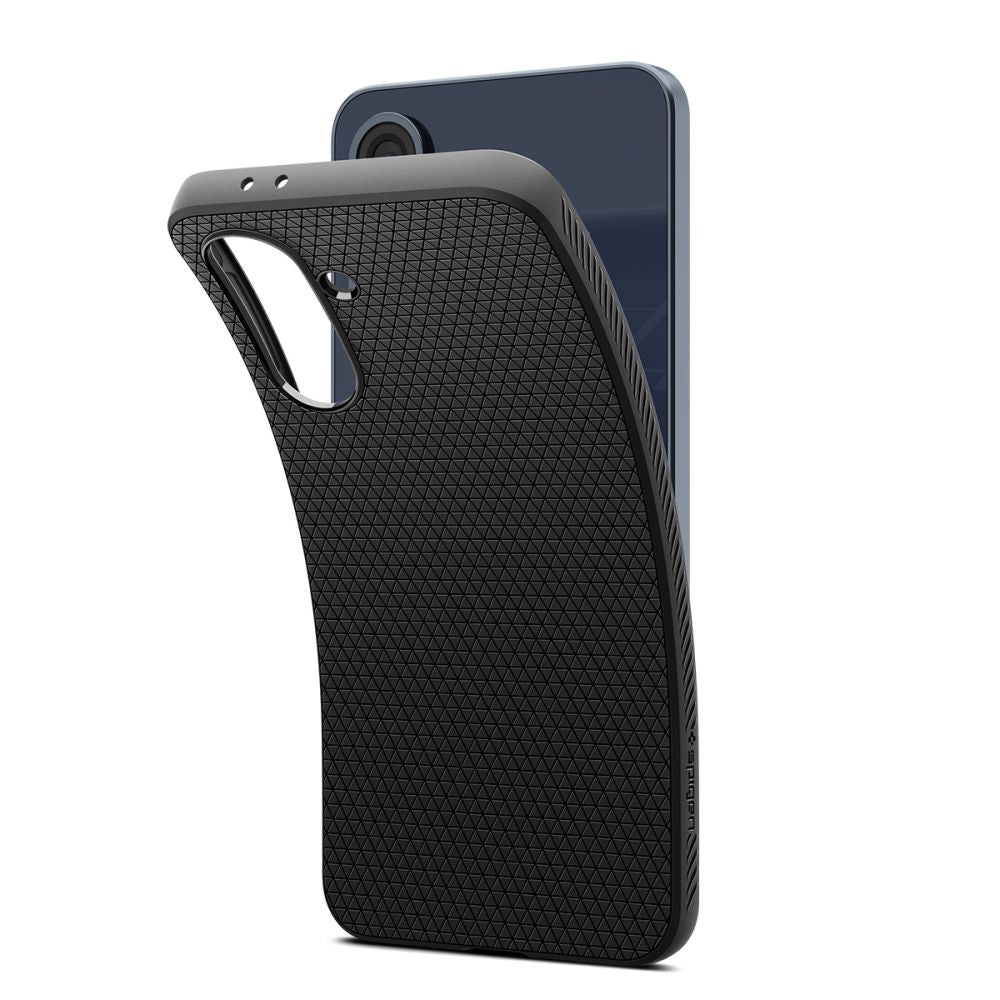 Hülle für Samsung Galaxy A36 A366, Spigen, Liquid Air, Mattschwarz ACS09199