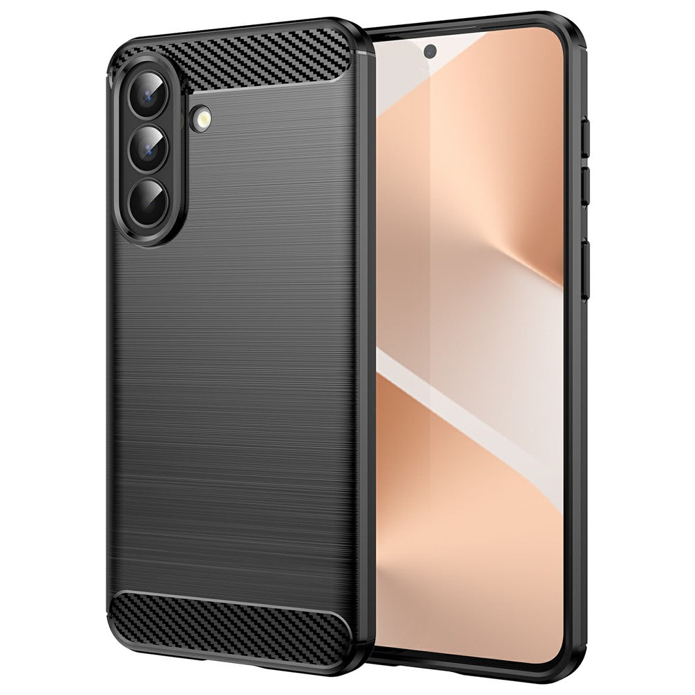 Hülle für Samsung Galaxy A57 5G, Techsuit, Carbon, Schwarz