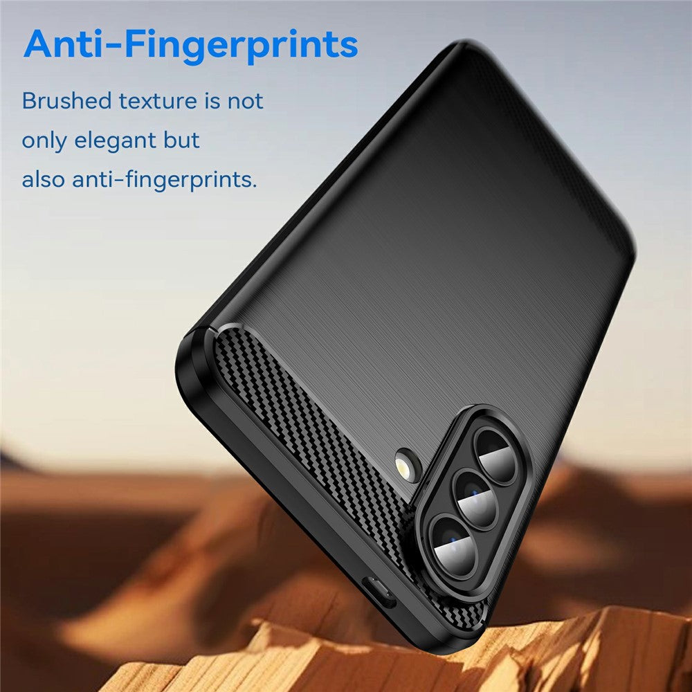 Hülle für Samsung Galaxy A57 5G, Techsuit, Carbon, Schwarz
