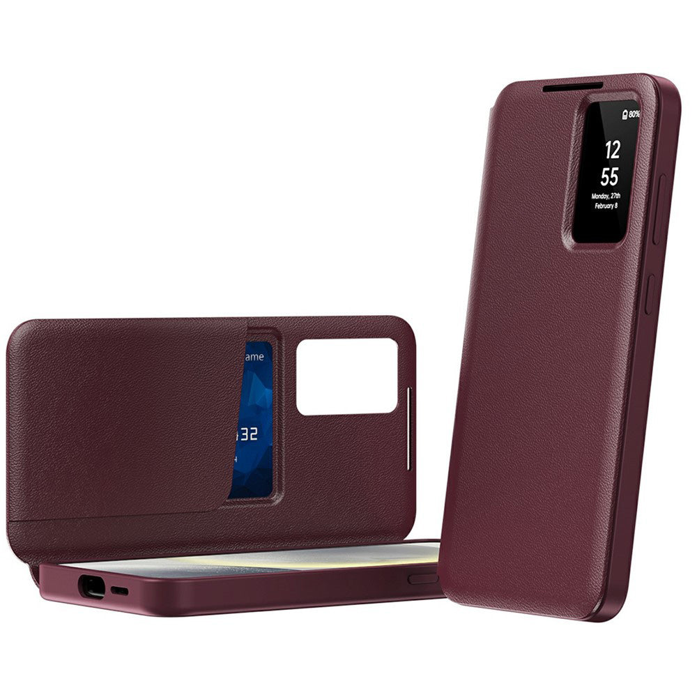 Hülle für Samsung Galaxy A57 5G, Techsuit, SmartView, Rot