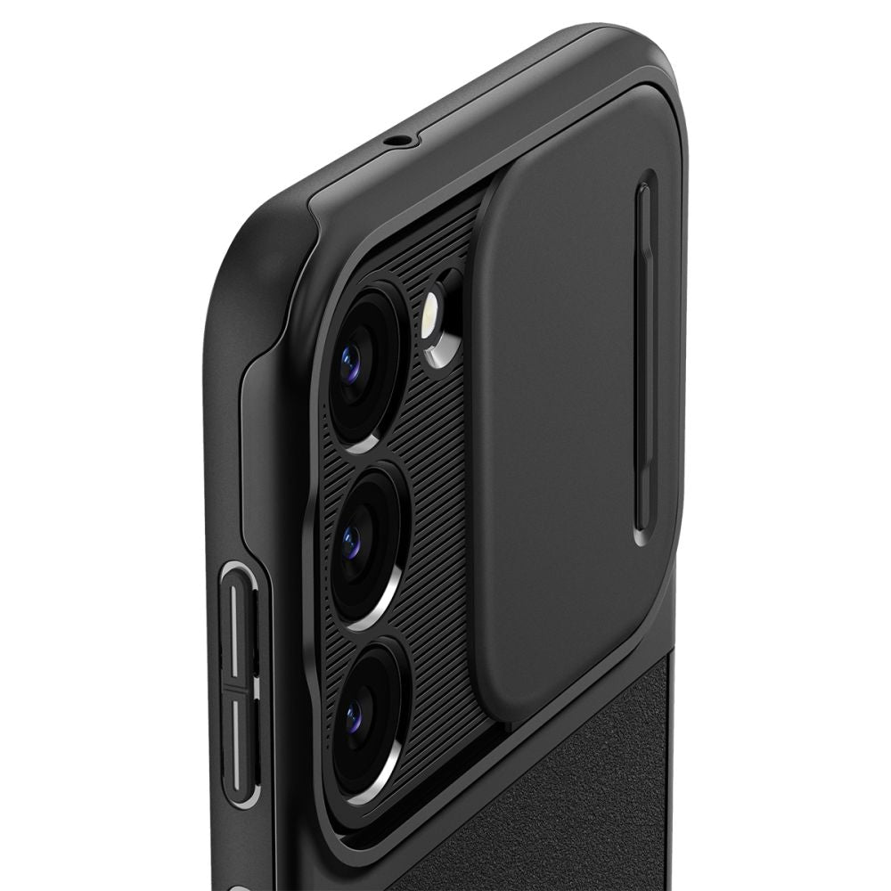 Hülle für Samsung Galaxy S23 S911, Spigen, Optik Armor, Schwarz