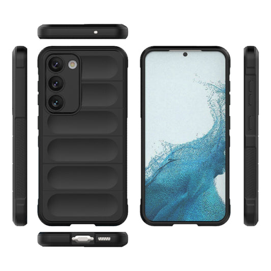 Hülle für Samsung Galaxy S23 S911, Techsuit, Magic Shield, Schwarz