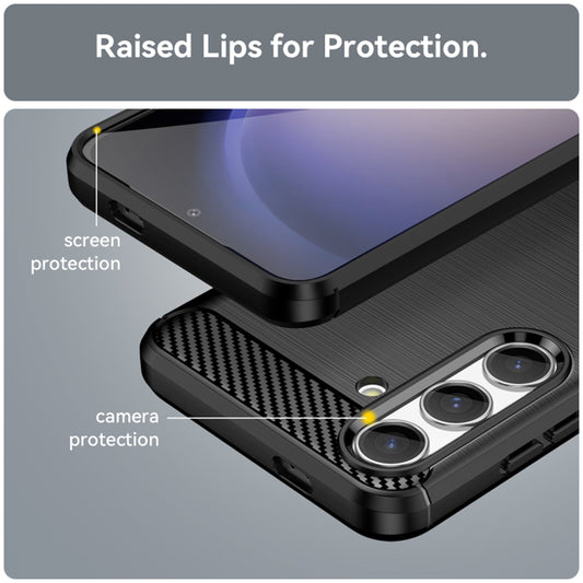 Case for Samsung Galaxy S24 FE S721, Techsuit, Carbon, Black