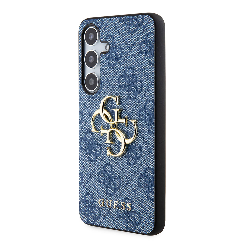 Hülle für Samsung Galaxy S24+ S926, Guess, 4G Big Logo, Blau