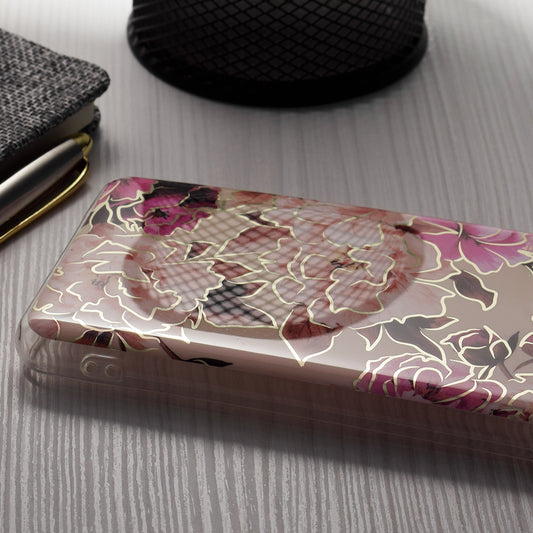 Hülle für Samsung Galaxy S24+ S926, Techsuit, Marble, Beige