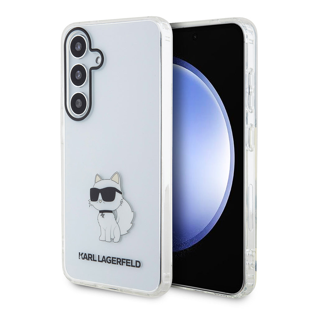 Hülle für Samsung Galaxy S24 S921, Karl Lagerfeld, IML Luxury Choupette, Transparent