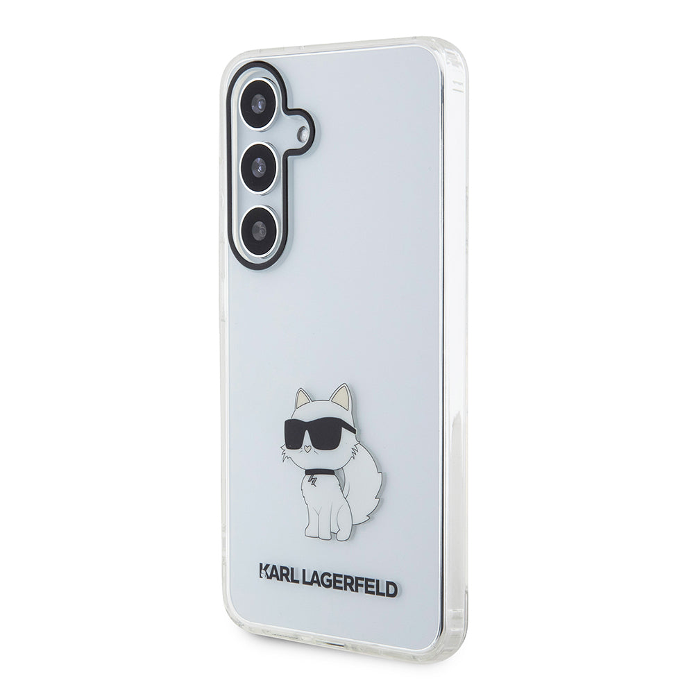 Hülle für Samsung Galaxy S24 S921, Karl Lagerfeld, IML Luxury Choupette, Transparent