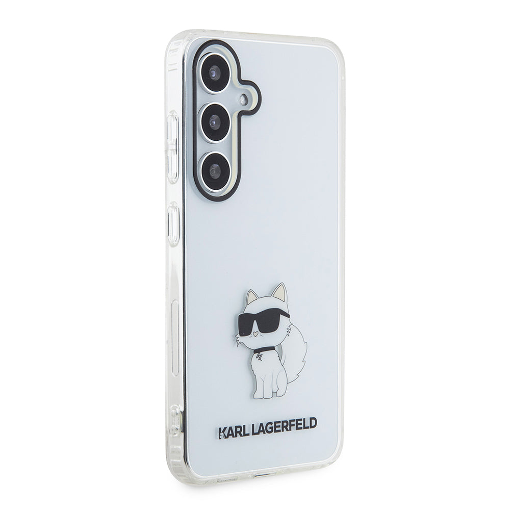Hülle für Samsung Galaxy S24 S921, Karl Lagerfeld, IML Luxury Choupette, Transparent