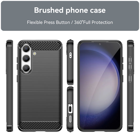 Case for Samsung Galaxy S24 S921, Techsuit, Carbon, Black