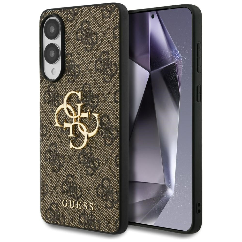 Hülle für Samsung Galaxy S25 Edge S937, Guess, Big 4G Logo Classic, Braun