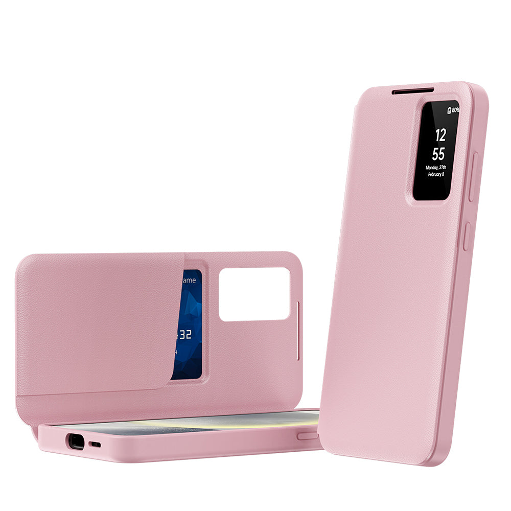 Case for Samsung Galaxy S25 FE, Techsuit, SmartView, Pink