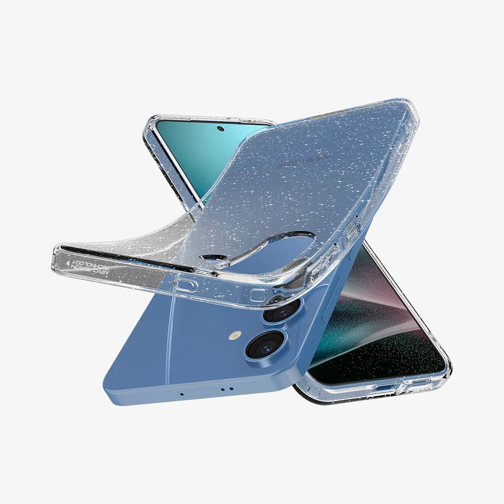 Hülle für Samsung Galaxy S25 S931, Spigen, Liquid Crystal Glitter, Transparent ACS08997