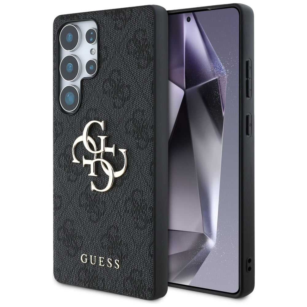 Hülle für Samsung Galaxy S25 Ultra S938, Guess, 4G Big Logo, Schwarz