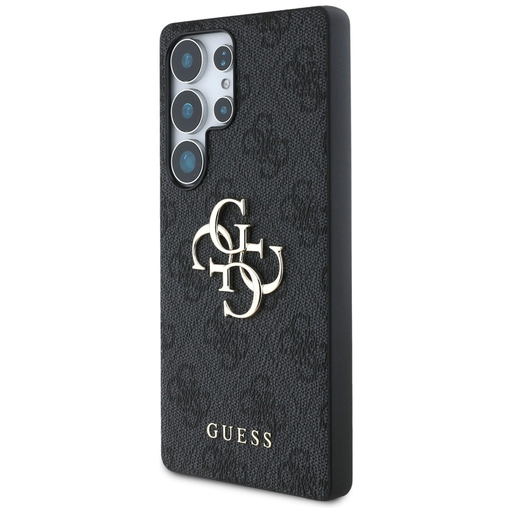 Hülle für Samsung Galaxy S25 Ultra S938, Guess, 4G Big Logo, Schwarz