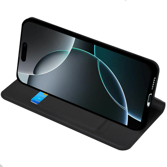 Case for Samsung Galaxy S26 FE / S25 FE, Techsuit, Magskin Book, Black
