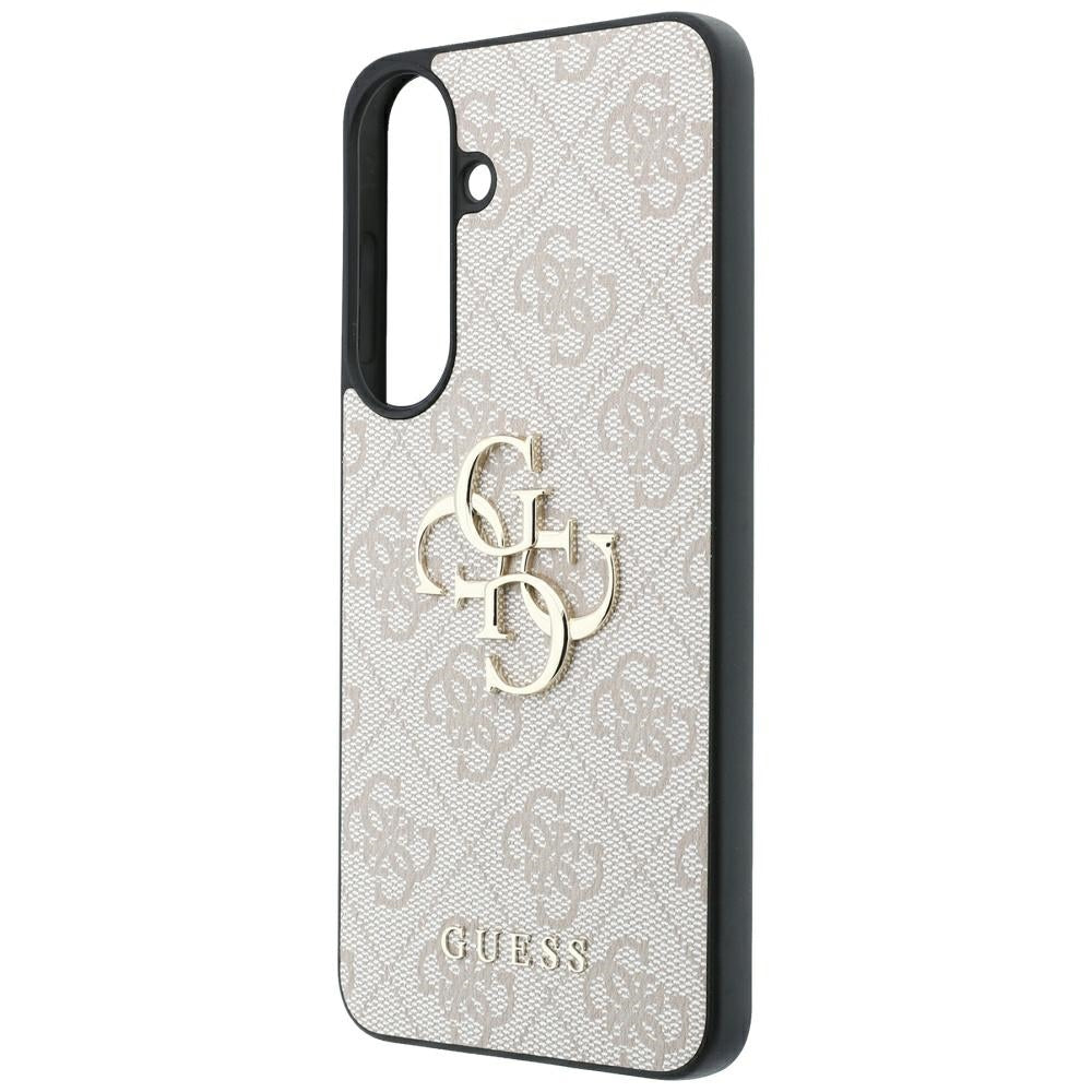 Hülle für Samsung Galaxy S26 FE S741, Guess, 4G Metall-Logo, Rosa