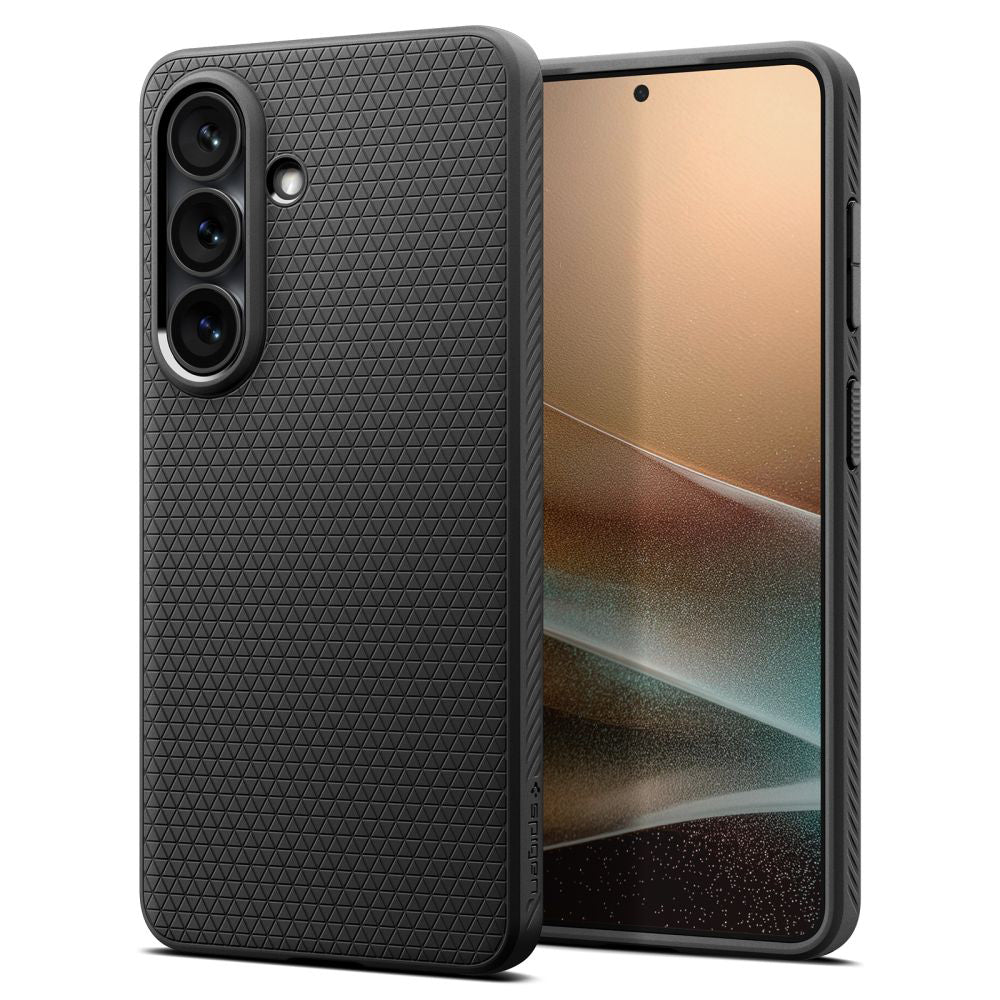 Hülle für Samsung Galaxy S26 Plus S947, Spigen, Liquid Air, Mattschwarz ACS10700