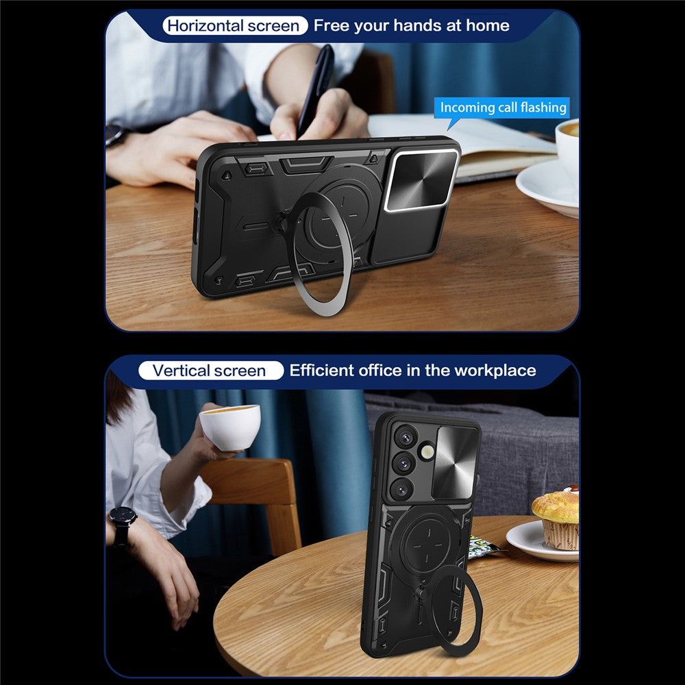 Case for Samsung Galaxy S26 Plus S947, Techsuit, CamGuard Pro, Black