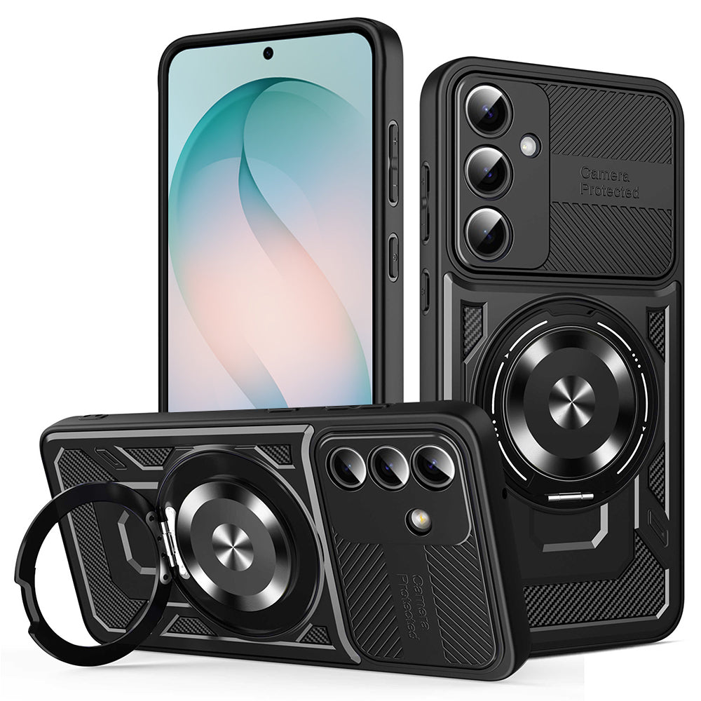 Hülle für Samsung Galaxy S26 Plus S947, Techsuit, RuggedCam, Schwarz