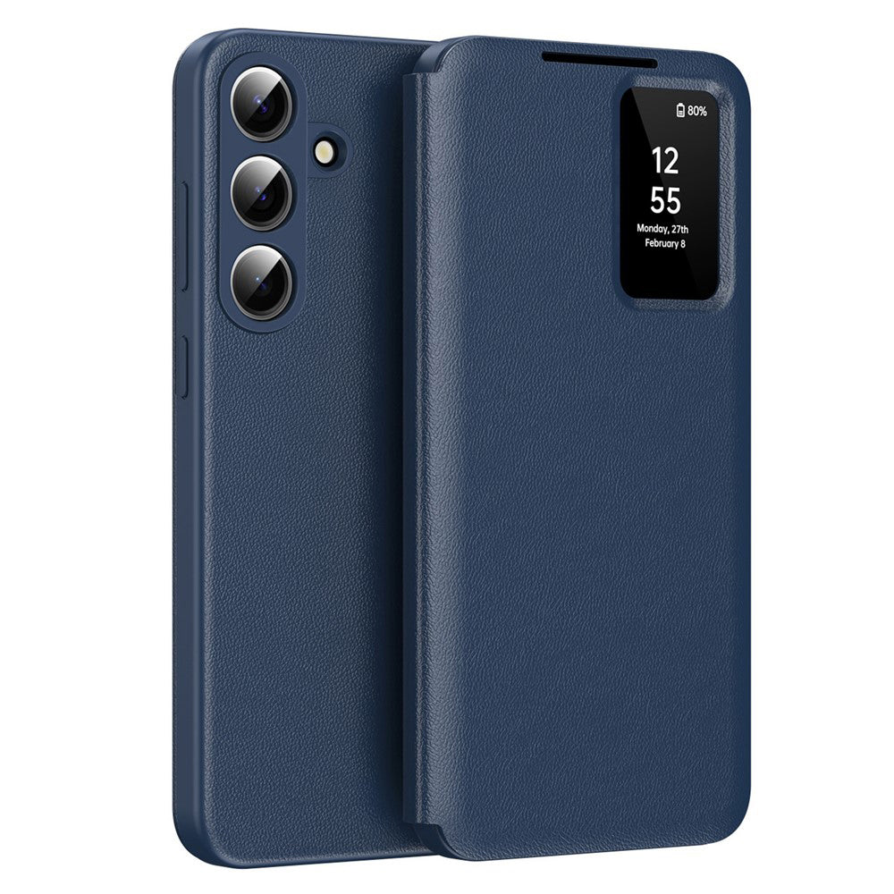 Hülle für Samsung Galaxy S26 Plus S947, Techsuit, SmartView, Blau