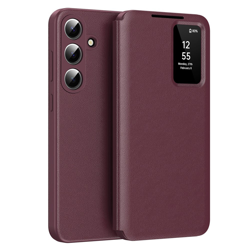 Hülle für Samsung Galaxy S26 Plus, Techsuit, SmartView, Rot