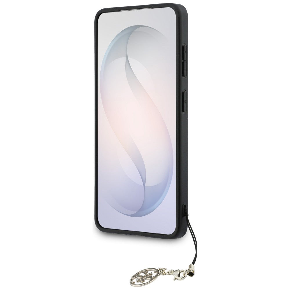 Hülle für Samsung Galaxy S26 S942, Guess, 4G Classic Logo Charm, Schwarz
