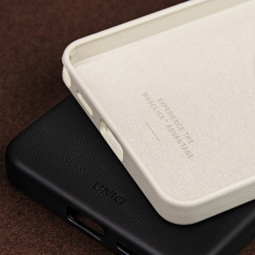 Hülle für Samsung Galaxy S26 S942, UNIQ, Lyden Leatherette, Schwarz