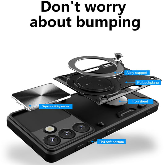 Hülle für Samsung Galaxy S26, Techsuit, CamGuard Pro, Rot