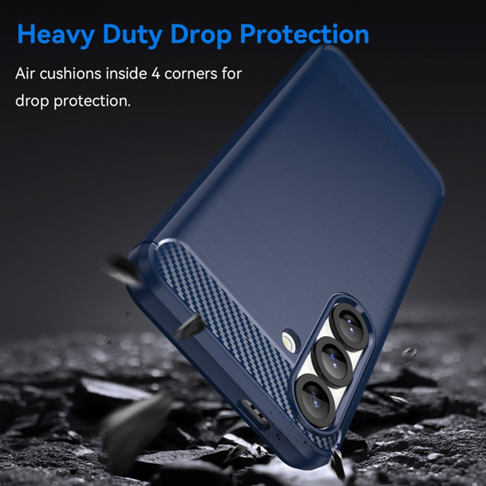 Case for Samsung Galaxy S26 S942, Techsuit, Carbon, Blue