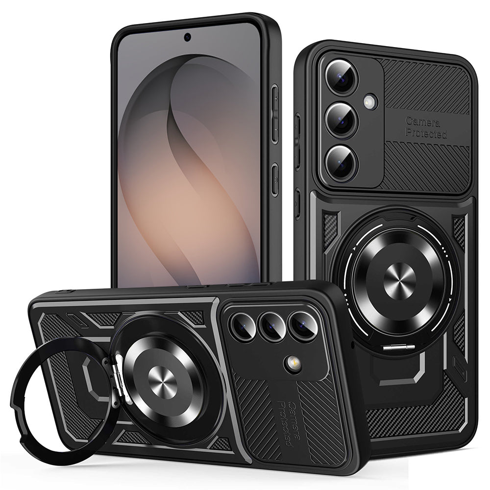 Hülle für Samsung Galaxy S26 S942, Techsuit, RuggedCam, Schwarz