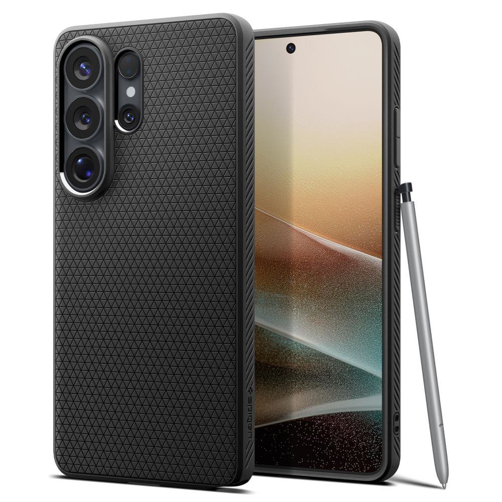 Hülle für Samsung Galaxy S26 Ultra S948, Spigen, Liquid Air, Mattschwarz ACS10670