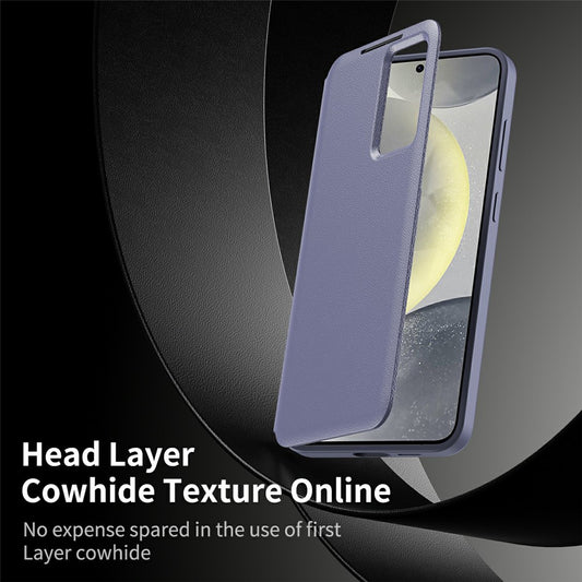 Hülle für Samsung Galaxy S26 Ultra, Techsuit, SmartView, Lila