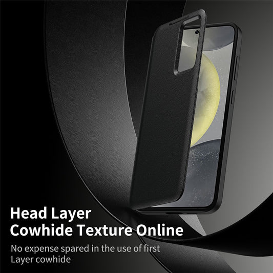 Hülle für Samsung Galaxy S26 Ultra, Techsuit, SmartView, Schwarz