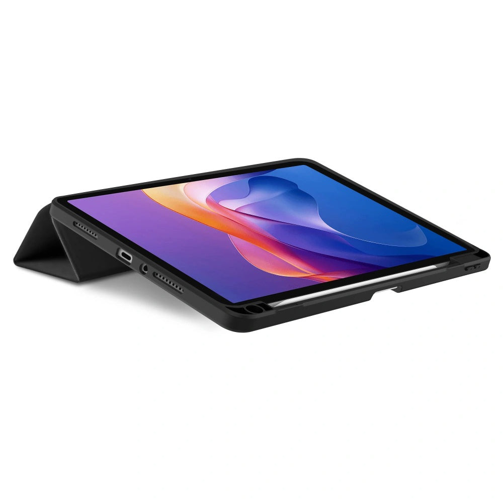 Hülle für Samsung Galaxy Tab A11 / Tab A9, Techsuit, Flex Trifold Neues Modell, Grau