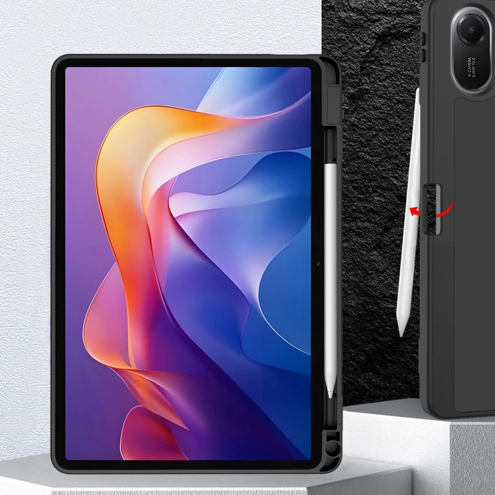 Hülle für Samsung Galaxy Tab A11 / Tab A9, Techsuit, Flex Trifold Neues Modell, Grün