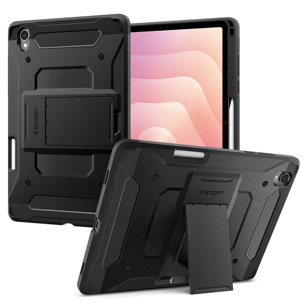 Hülle für Samsung Galaxy Tab S11, Spigen, Tough Armor Pro, Schwarz ACS10211