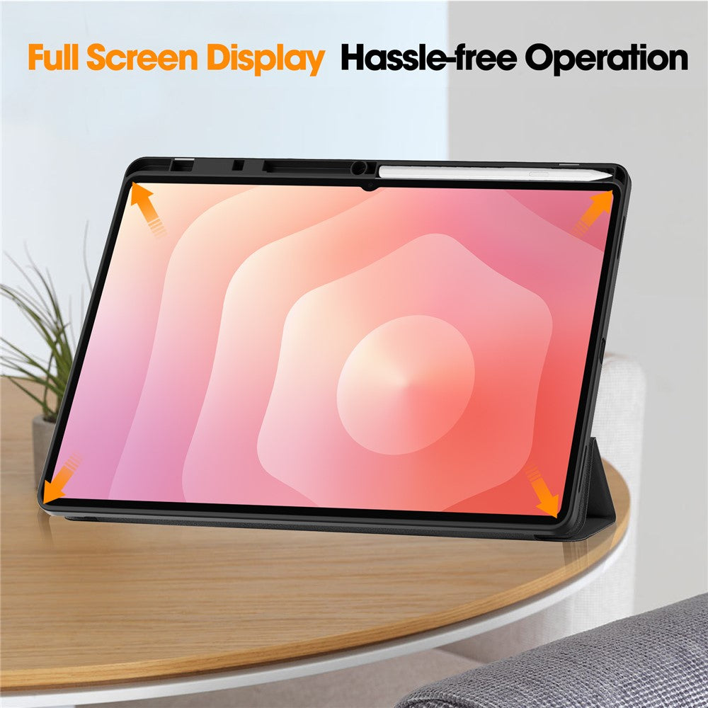 Hülle für Samsung Galaxy Tab S12 Ultra / Tab S11 Ultra, Techsuit, Flex Trifold, Rosa