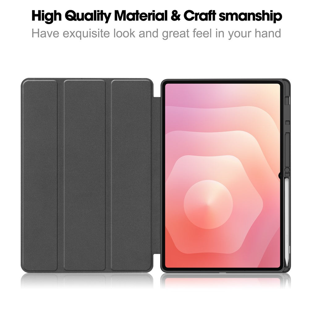 Hülle für Samsung Galaxy Tab S12 Ultra / Tab S11 Ultra, Techsuit, Flex Trifold, Matcha Grün