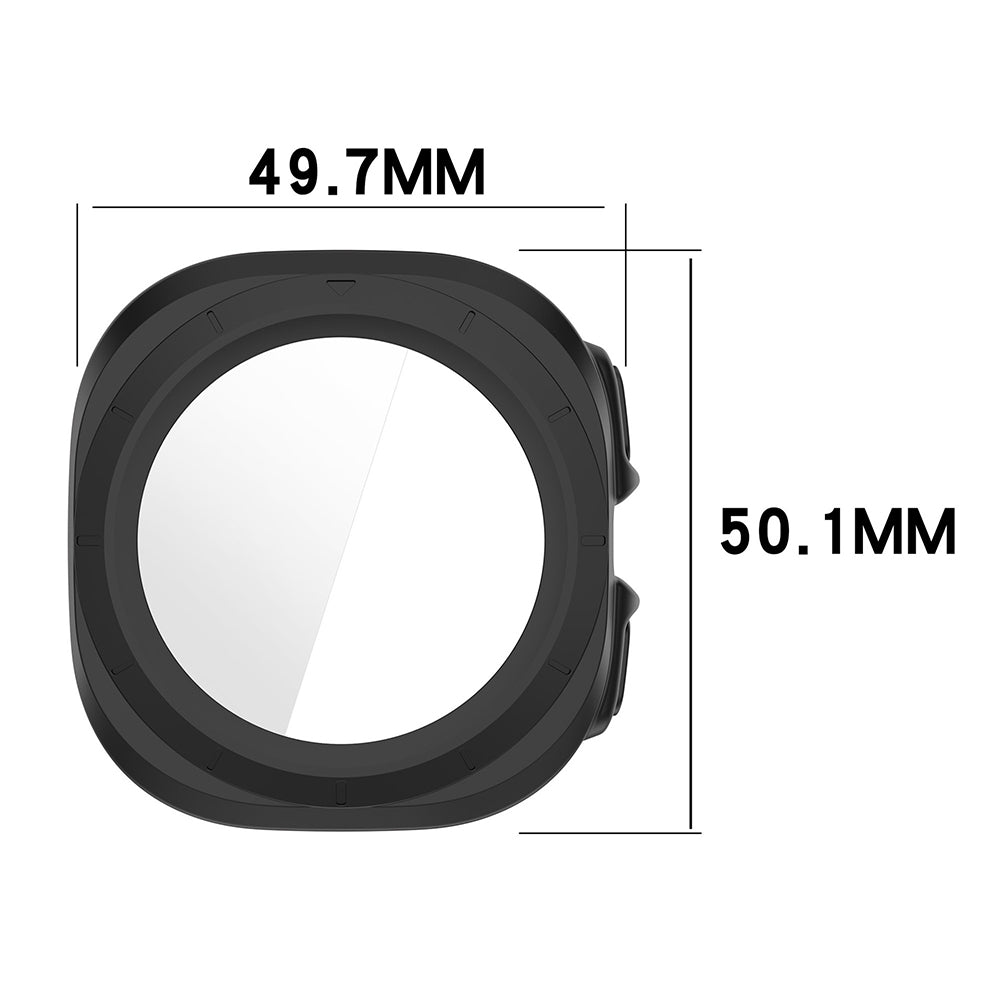 Hülle für Samsung Galaxy Watch Ultra2, Techsuit, Defense360 Pro, Schwarz