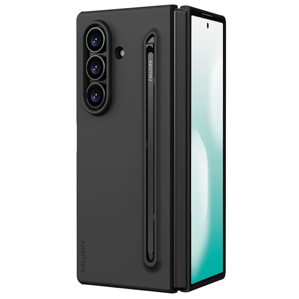Hülle für Samsung Galaxy Z Fold7 F966, Nillkin, Flex Pure mit S-Pen-Halter, Schwarz