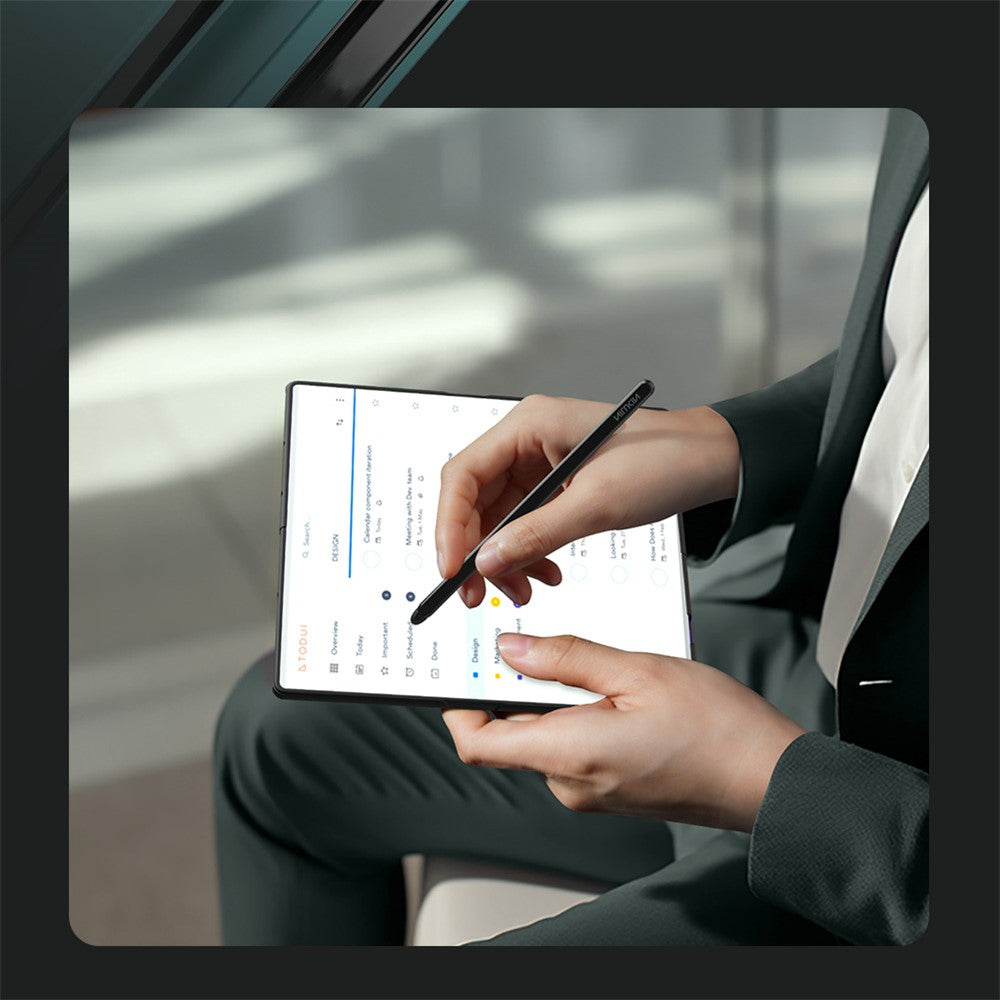 Hülle für Samsung Galaxy Z Fold7 F966, Nillkin, Flex Pure mit S-Pen-Halter, Schwarz