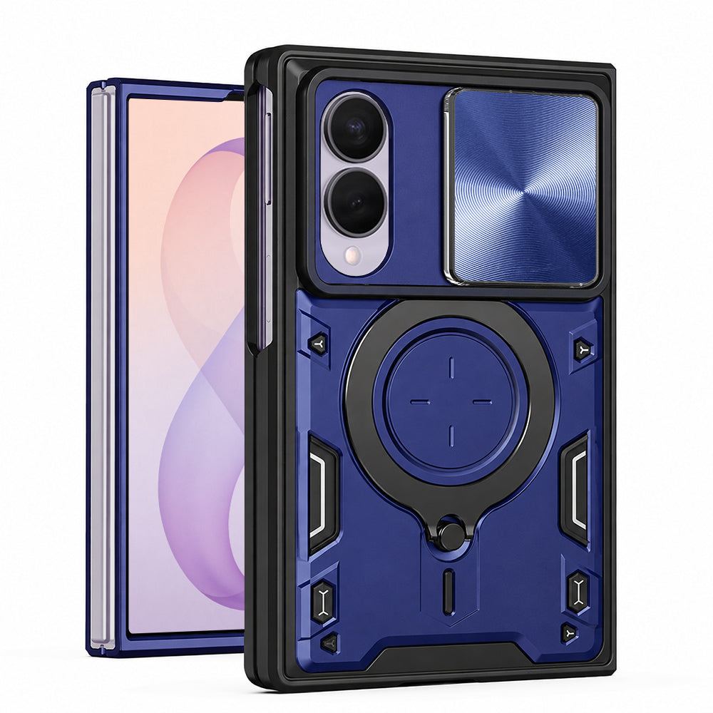 Hülle für Samsung Galaxy Z Fold8 F971, Techsuit, CamGuard Pro, Blau