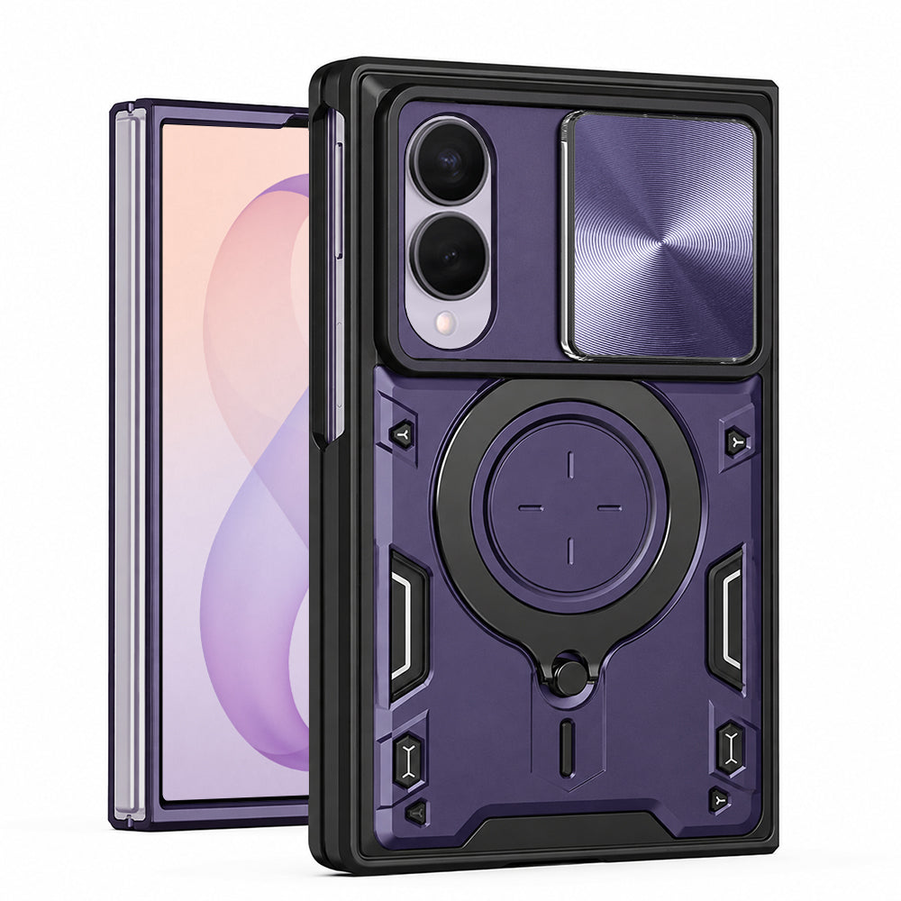 Case for Samsung Galaxy Z Fold8 F971, Techsuit, CamGuard Pro, Purple