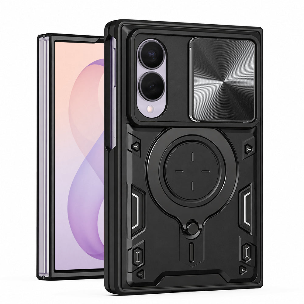 Hülle für Samsung Galaxy Z Fold8 F971, Techsuit, CamGuard Pro, Schwarz