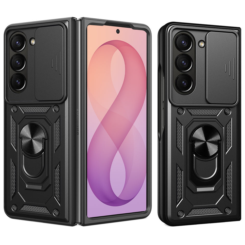 Case for Samsung Galaxy Z Fold8 Ultra F976 / Z Fold7 F966, Techsuit, CamShield, Black