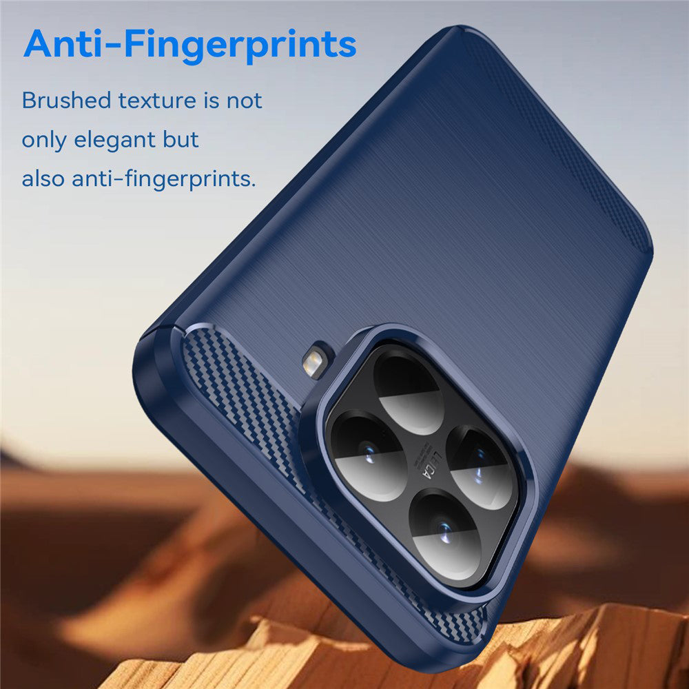 Hülle für Xiaomi 15T Pro, Techsuit, Carbon, Blau