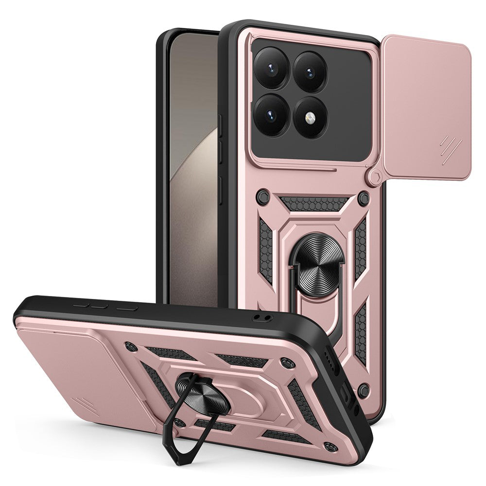 Hülle für Xiaomi 15T, Techsuit, CamShield, Rosa